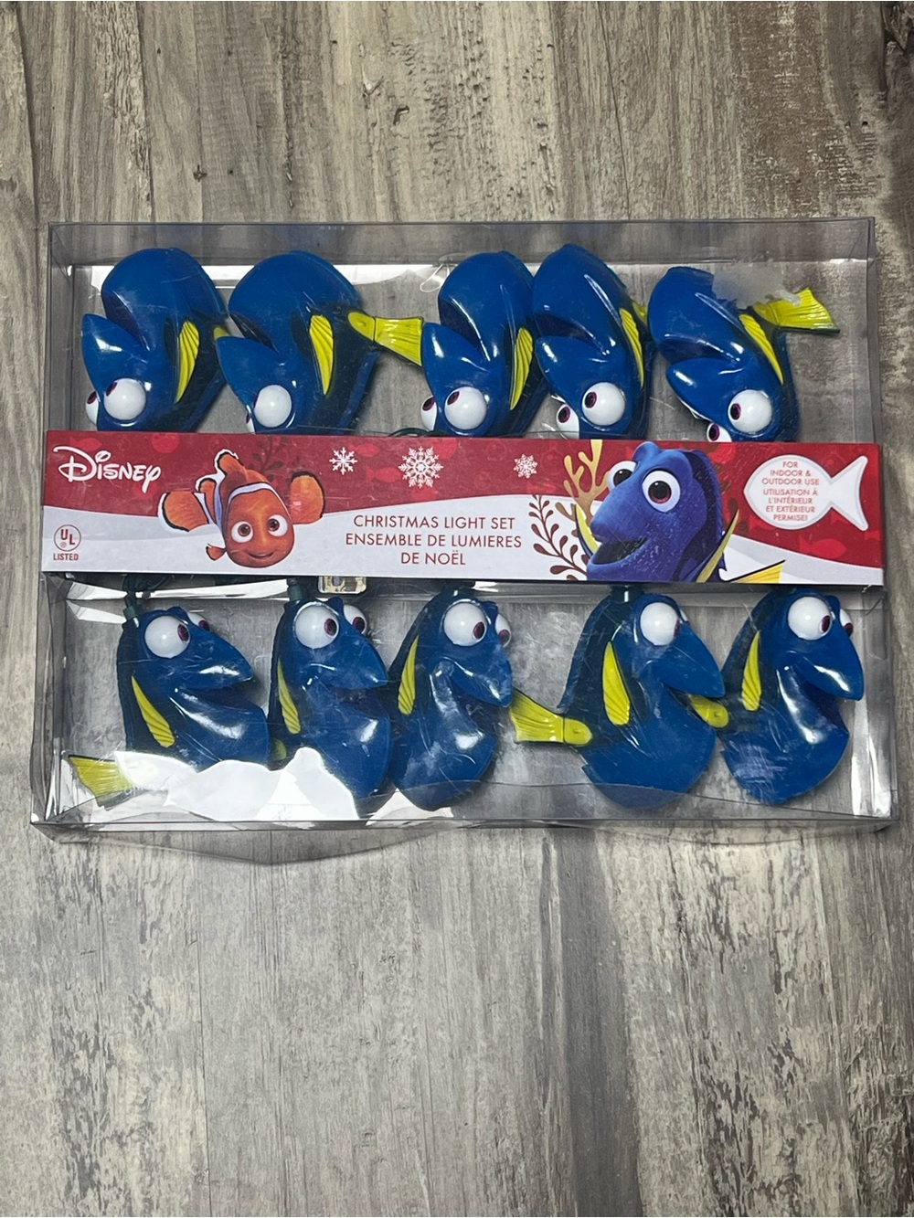 Disney Pixar Finding Dory 10-Light Christmas String Light Set by Kurt Adler